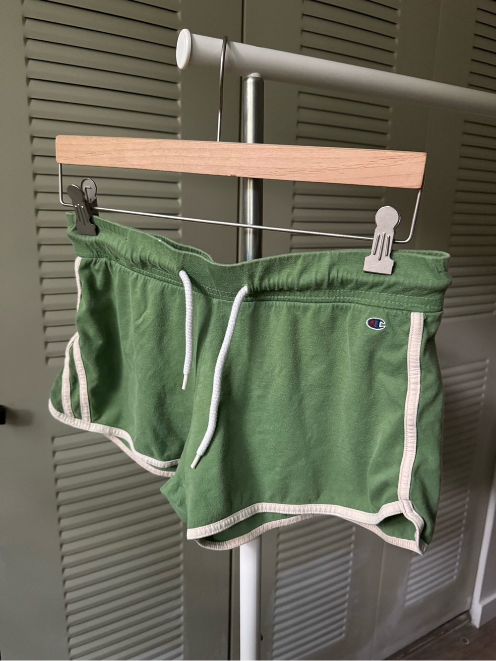 Classic Green & Stripes Champion Shorts